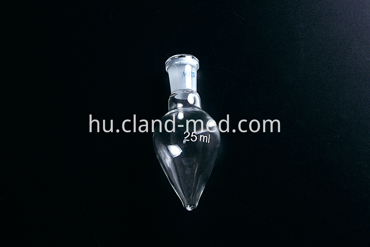 5013 Flask pear shape standard ground mouth